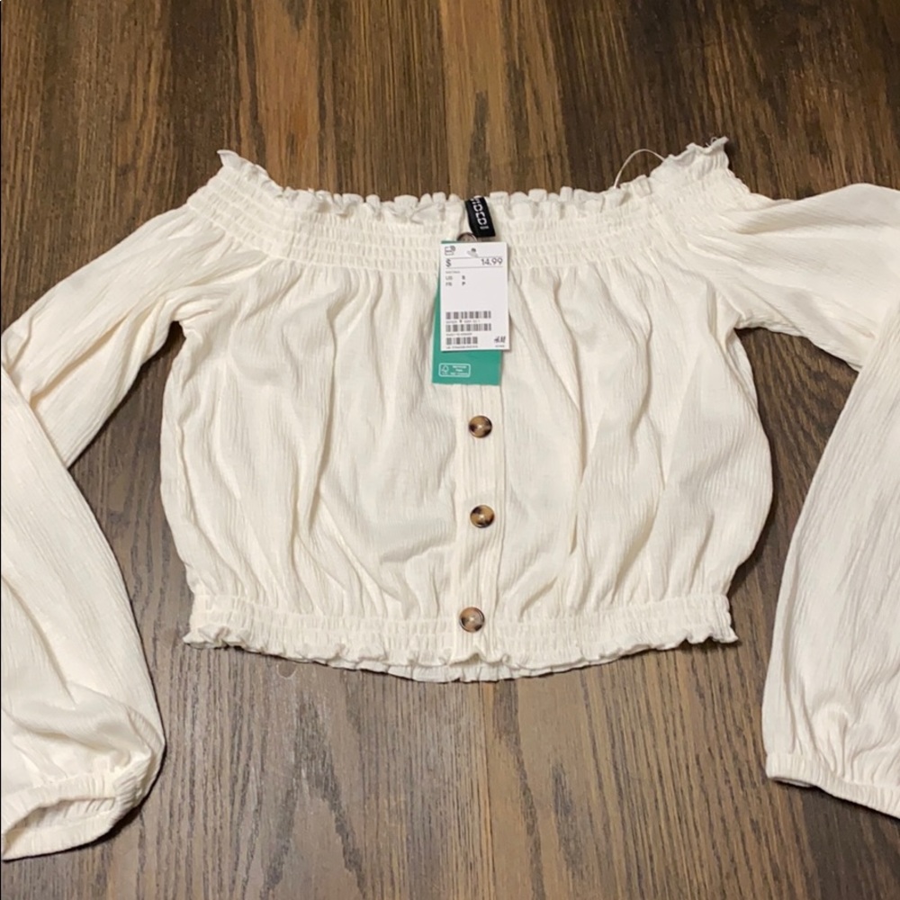 Flowy white blouse